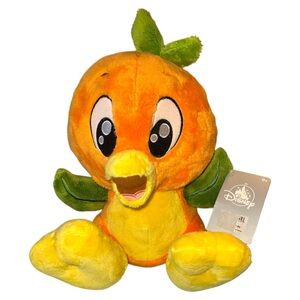 Disney Parks Orange Bird Scented Big Feet Plush 11” Inches Stuffed Animal
